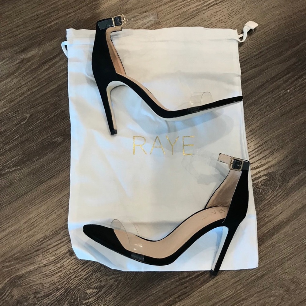 ♥️SOLD♥️RAYE X Revolve Jameson Heels in black